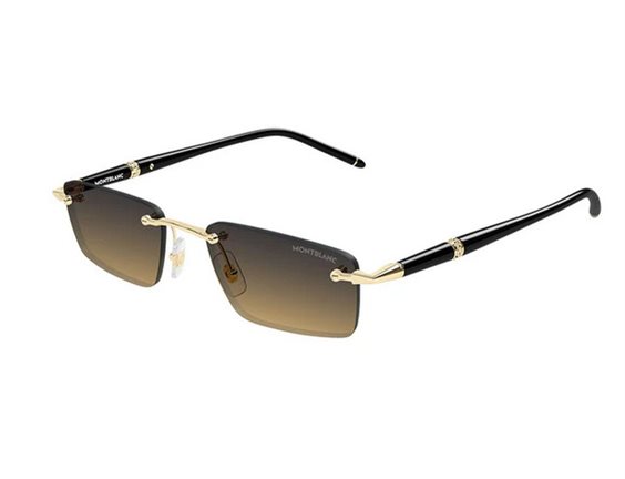 Gafas de sol Montblanc Hombre MB0484S002-GOLD-BLACK-ORANGE54 - MB0484S002-GOLD-BLACK-ORANGE54